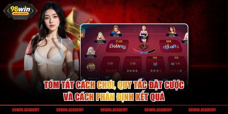 Tóm tắt cách chơi, quy tắc đặt cược và cách phân định kết quả